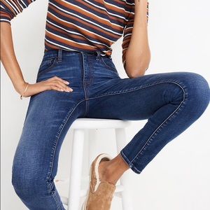 Madewell 10” high-rise skinny jean: Tarren Wash